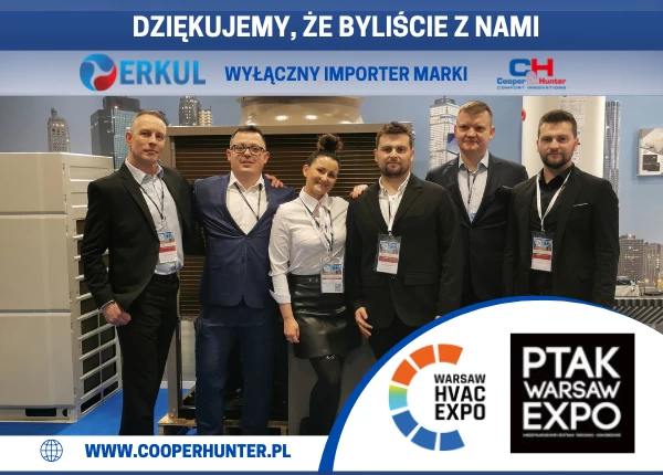 COOPER&HUNTER REPRESNTED AT WARSAW EXPO AND ENEX IN POLAND