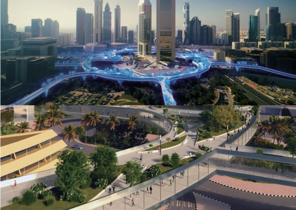 Dubai big project air-conditioned city