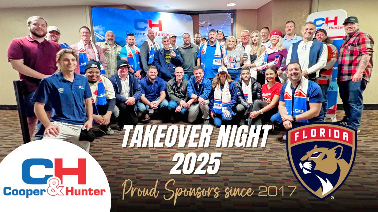 Sponsorship night from Cooper&Hunter at Florida Panthers Arena